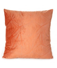 Poszewka velvet Albi 45x45 ruda/srebrna