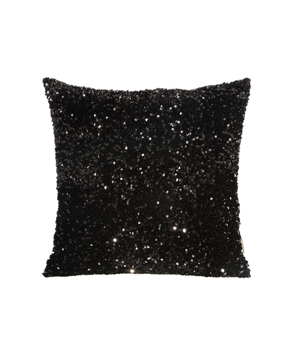 Poszewka z cekinami Belisa 45x45 czarna