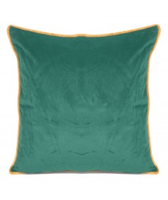 Poszewka velvet Butt 45x45 ciemnozielona/złota