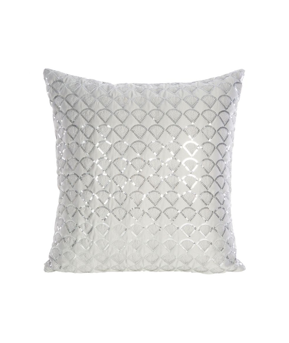 Poszewka velvet Margot 45x45 srebrna