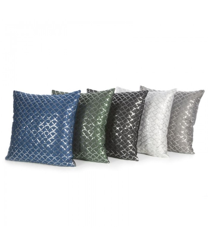 Poszewka velvet Margot 45x45 grafitowa