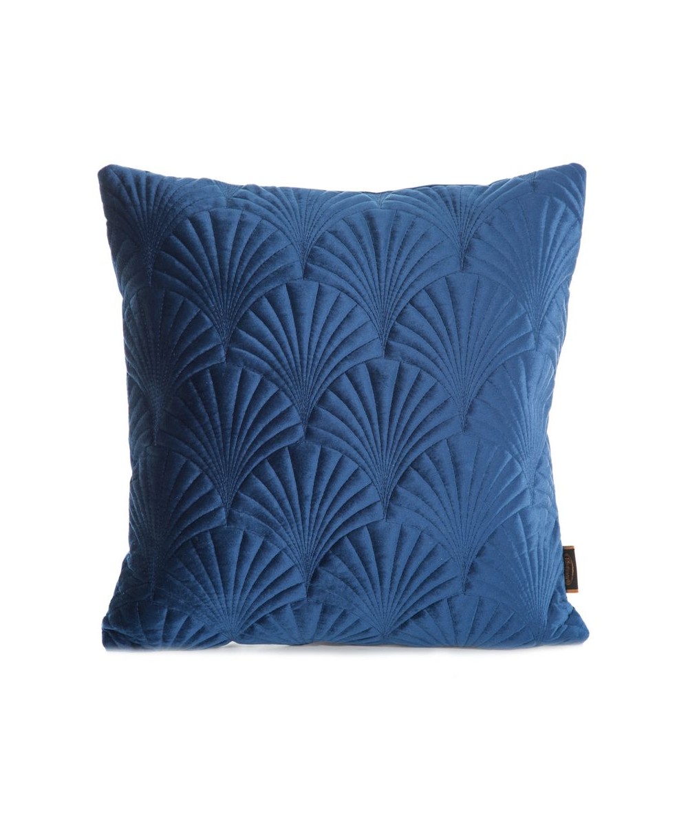 Poszewka velvet Ria 2  45x45 granatowa 