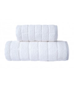 Ręcznik Brick mikrobawełna 50x90 Biały GRENO