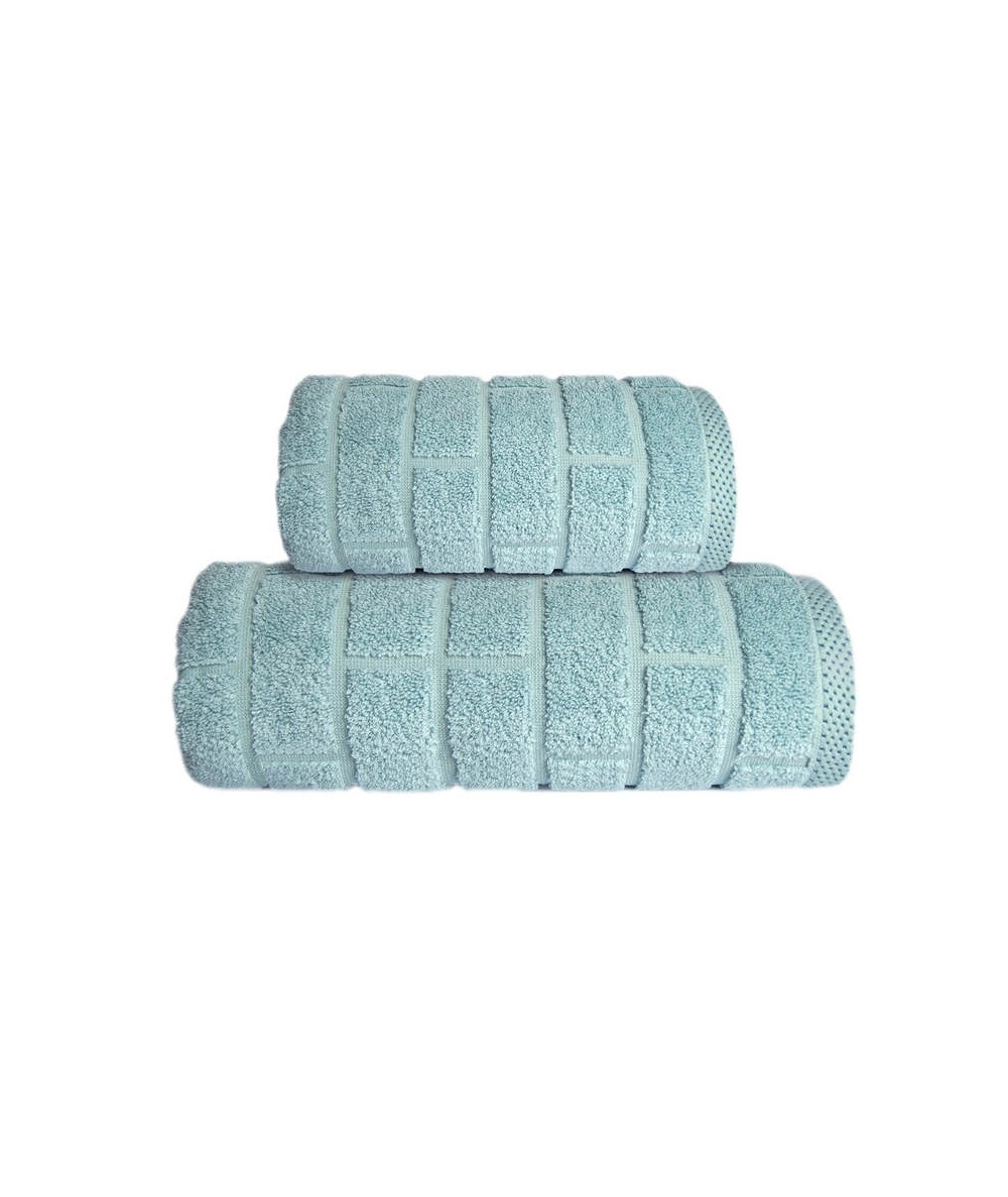 Ręcznik Brick mikrobawełna 70x140 Aqua GRENO