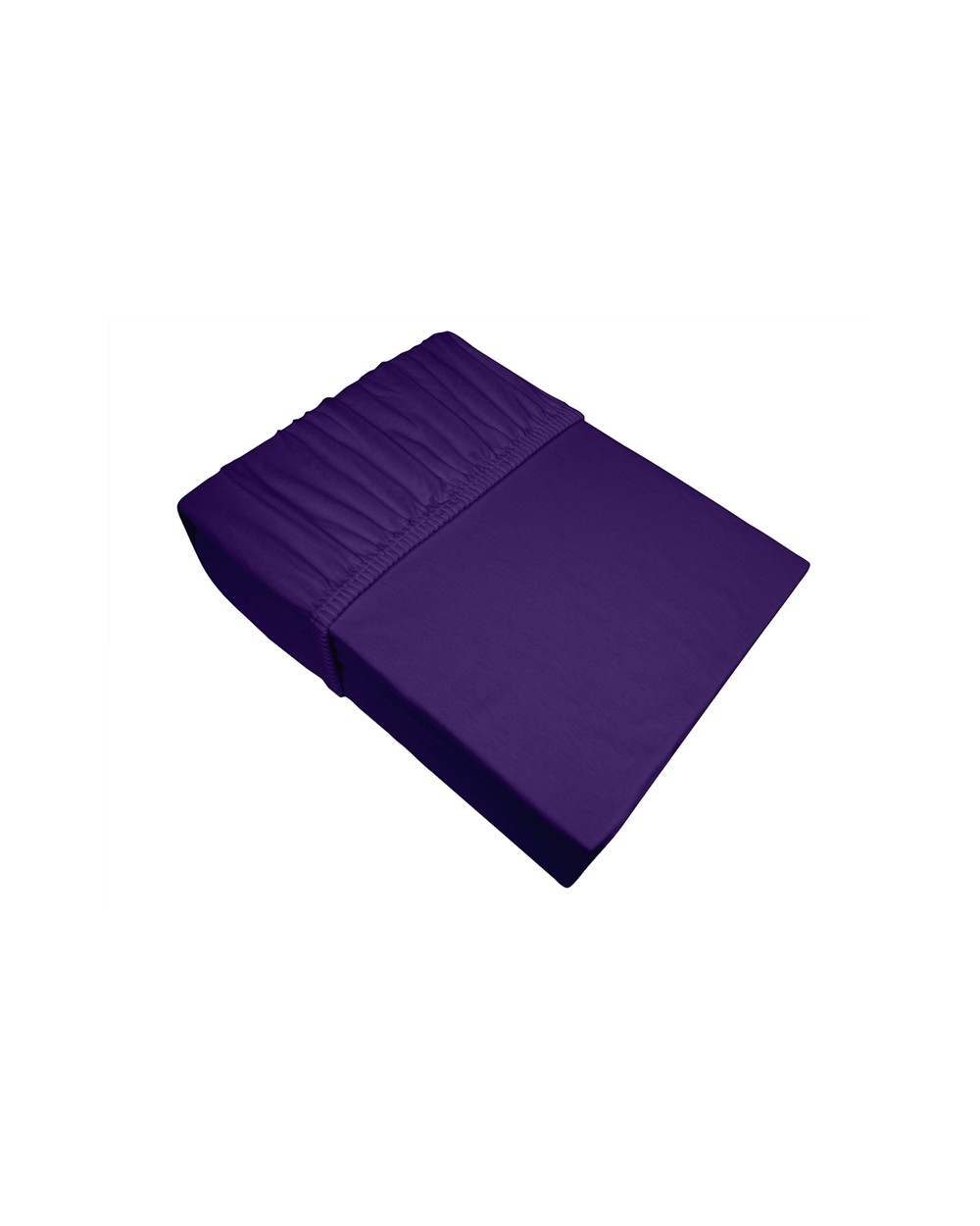 Prześcieradło bawełna jersey Frotex 200x220 z gumką śliwkowe