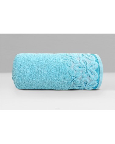 Ręcznik Bella mikrobawełna 30x50 lazurowy