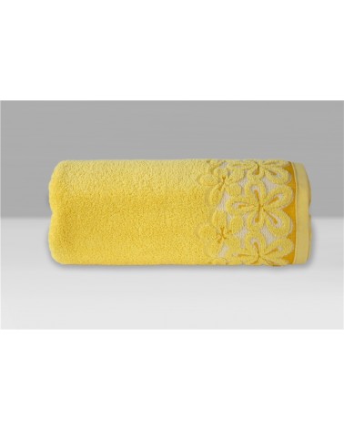 Ręcznik Bella mikrobawełna 30x50 żółty