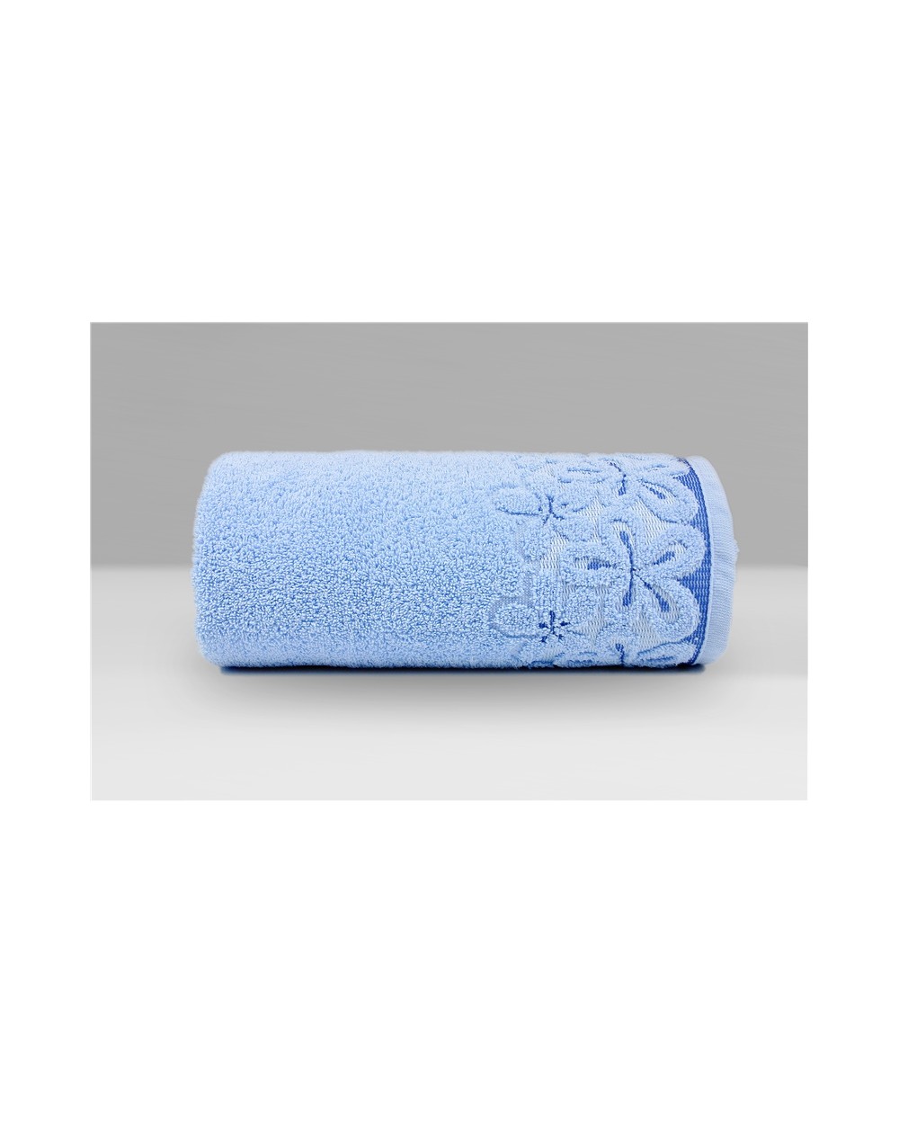 Ręcznik Bella mikrobawełna 50x90 błękitny