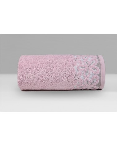 Ręcznik Bella mikrobawełna 50x90 różany