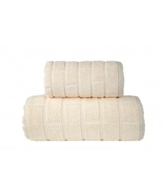 Ręcznik Brick mikrobawełna 70x140 Kremowy GRENO
