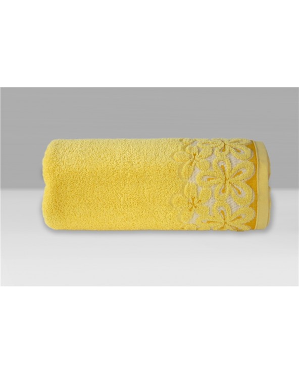 Ręcznik Bella mikrobawełna 70x140 żółty