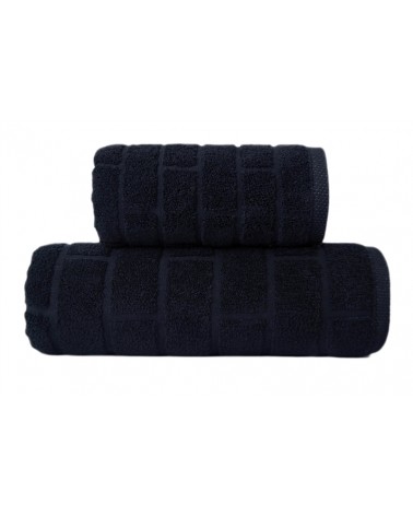 Ręcznik Brick mikrobawełna 50x90 czarny