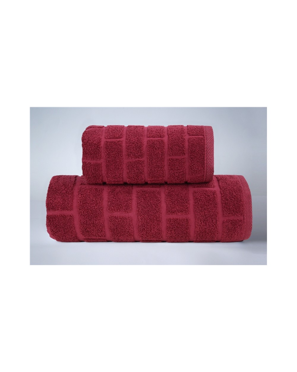 Ręcznik Brick mikrobawełna 50x90 red wine