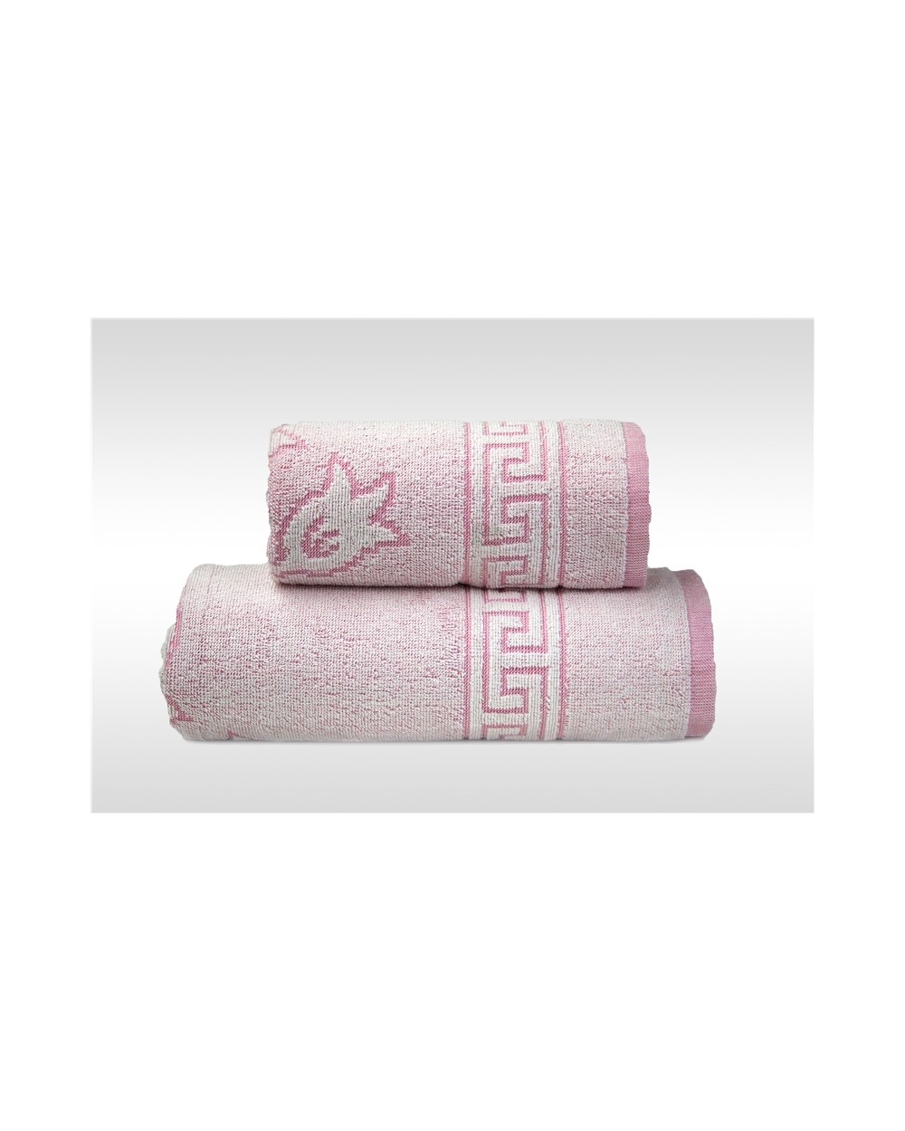 Ręcznik Flora 2 bawełna 50x90 różowy