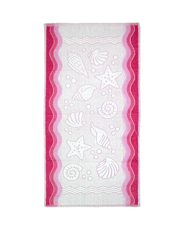 Ręcznik Flora Ocean bawełna 50x100 różowy