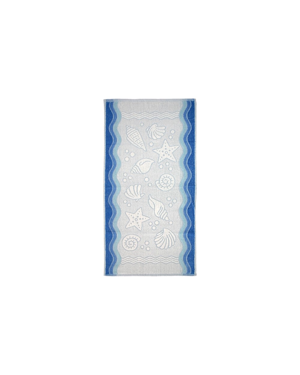 Ręcznik Flora Ocean bawełna 70x140 niebieski