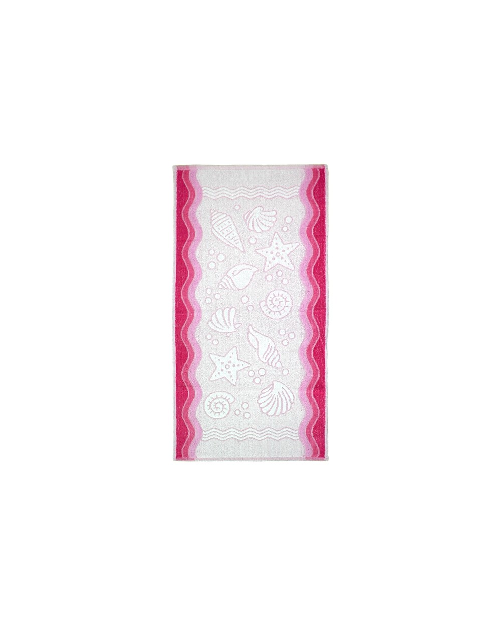 Ręcznik Flora Ocean bawełna 70x140 różowy