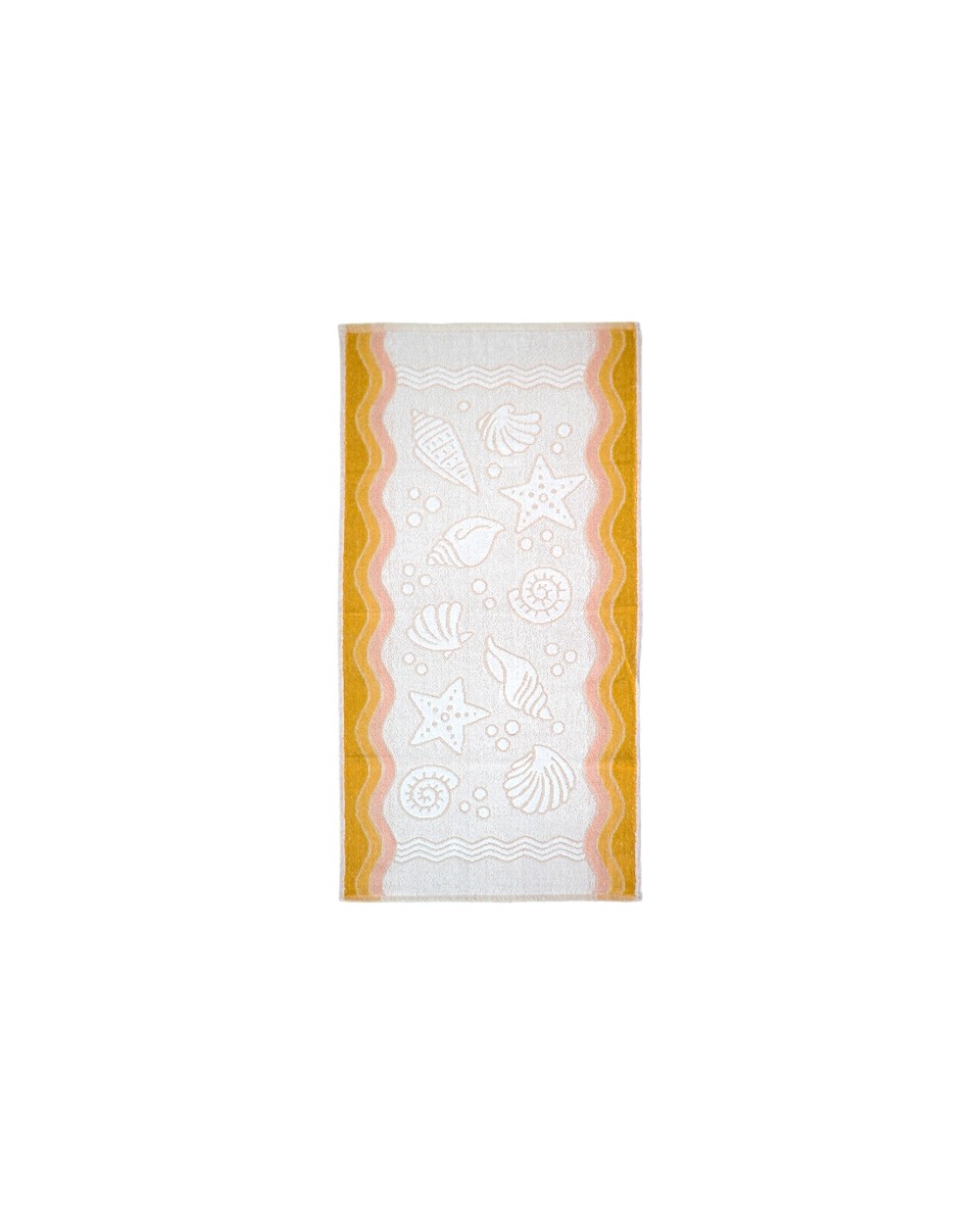 Ręcznik Flora Ocean bawełna 70x140 żółty