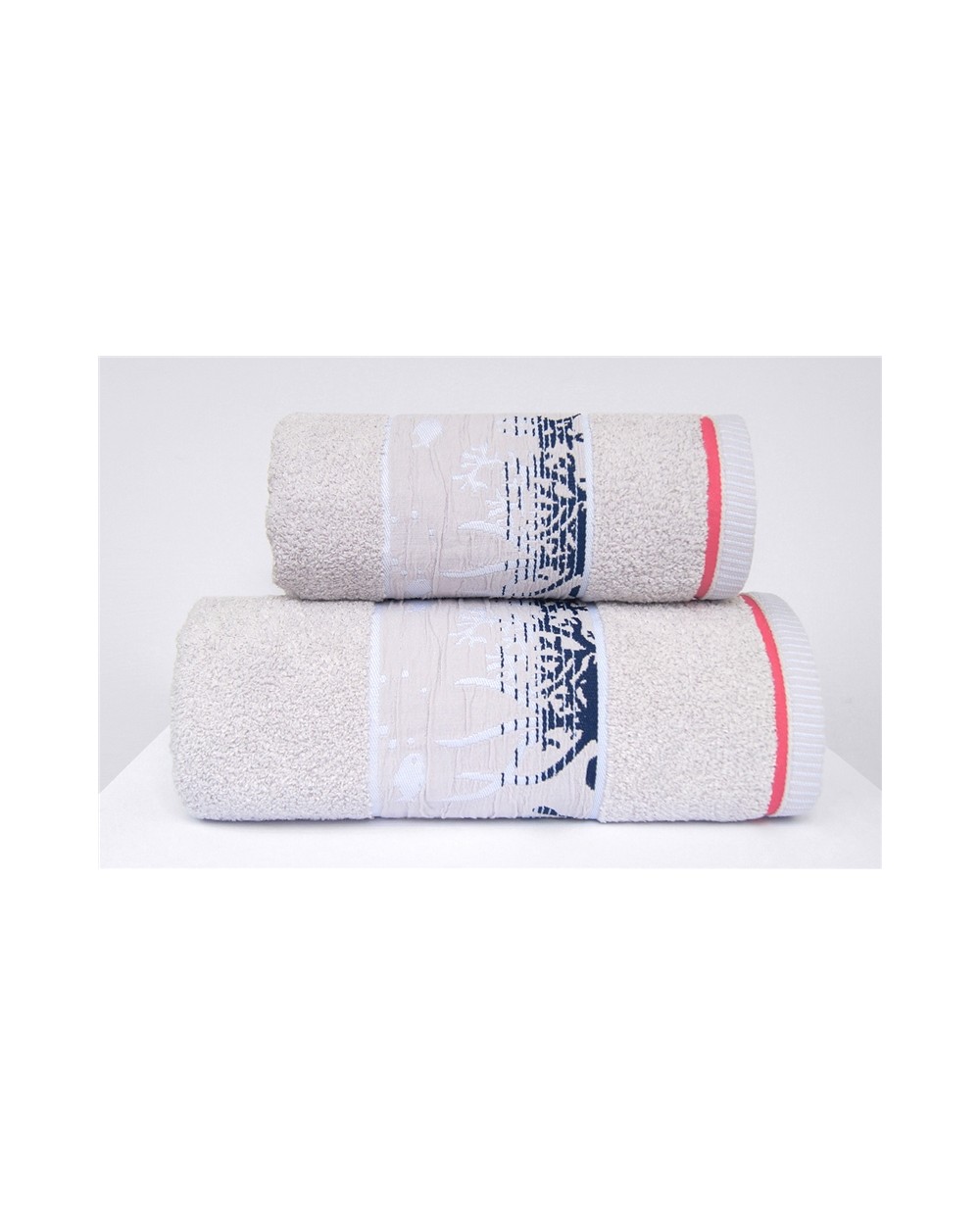 Ręcznik Kriti mikrobawełna 50x90 popielaty