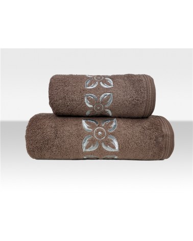 Ręcznik Victoria bawełna 50x90 brązowy