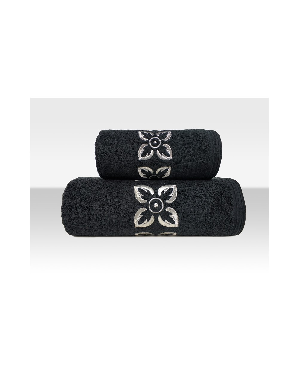 Ręcznik Victoria bawełna 50x90 czarny
