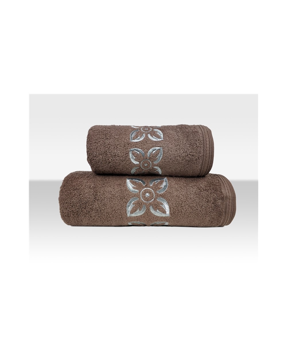 Ręcznik Victoria bawełna 70x130 brązowy