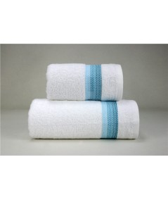 Ręcznik Ombre bawełna 50x90 Biały Aqua GRENO