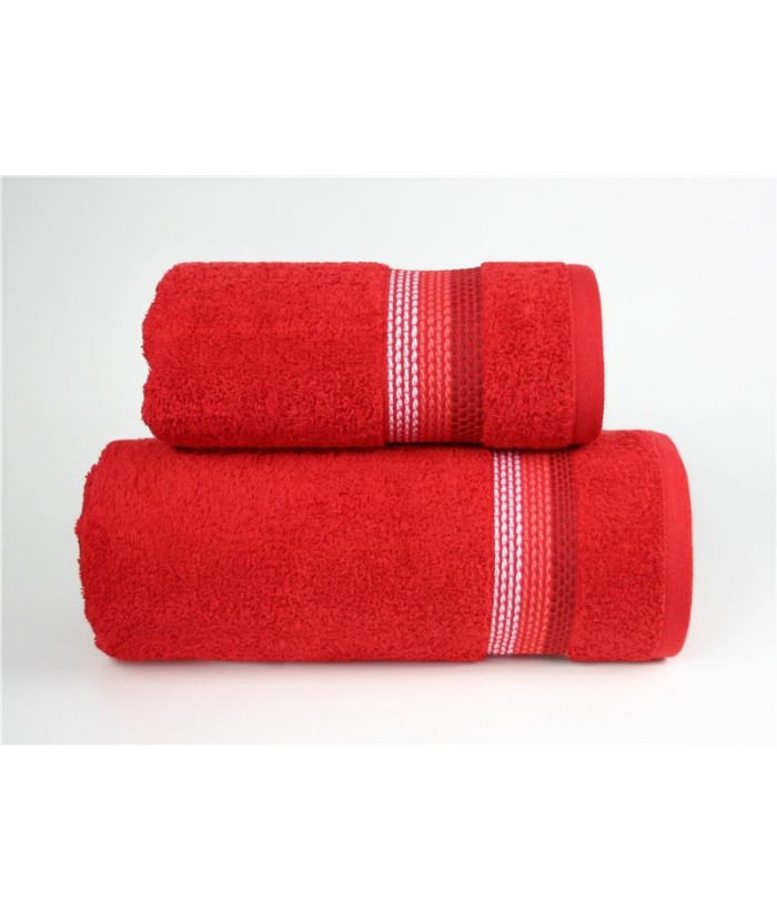 Ręcznik Ombre bawełna 70x140 Czerowny GRENO