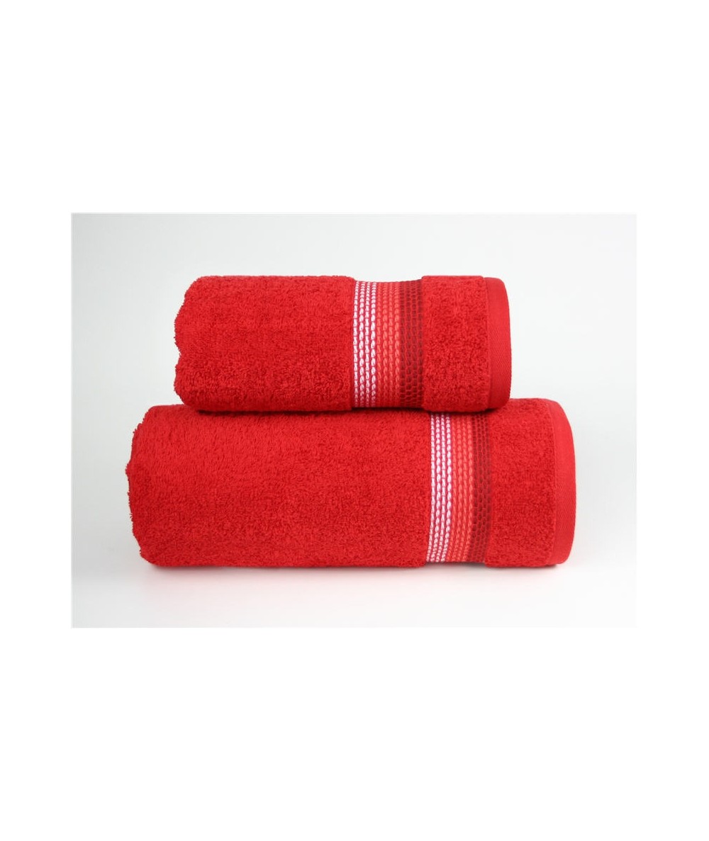Ręcznik Ombre bawełna 70x140 Czerowny GRENO