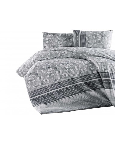 Pościel bawełniana 160x200 + 2x70x80 Gianna Grey Exclusive