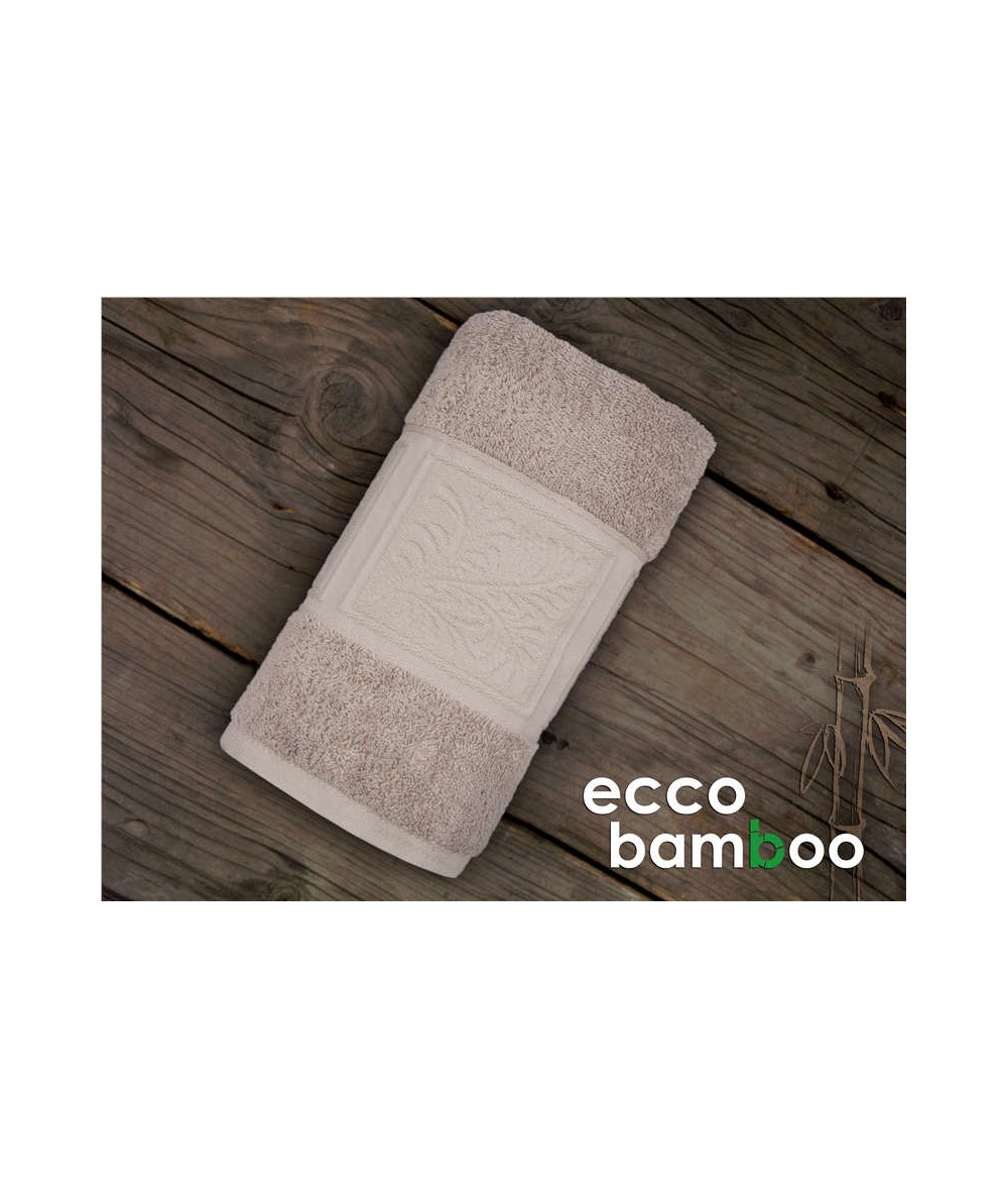 Ręcznik antybakteryjny  Ecco Bamboo bambus 50x90 Len GRENO