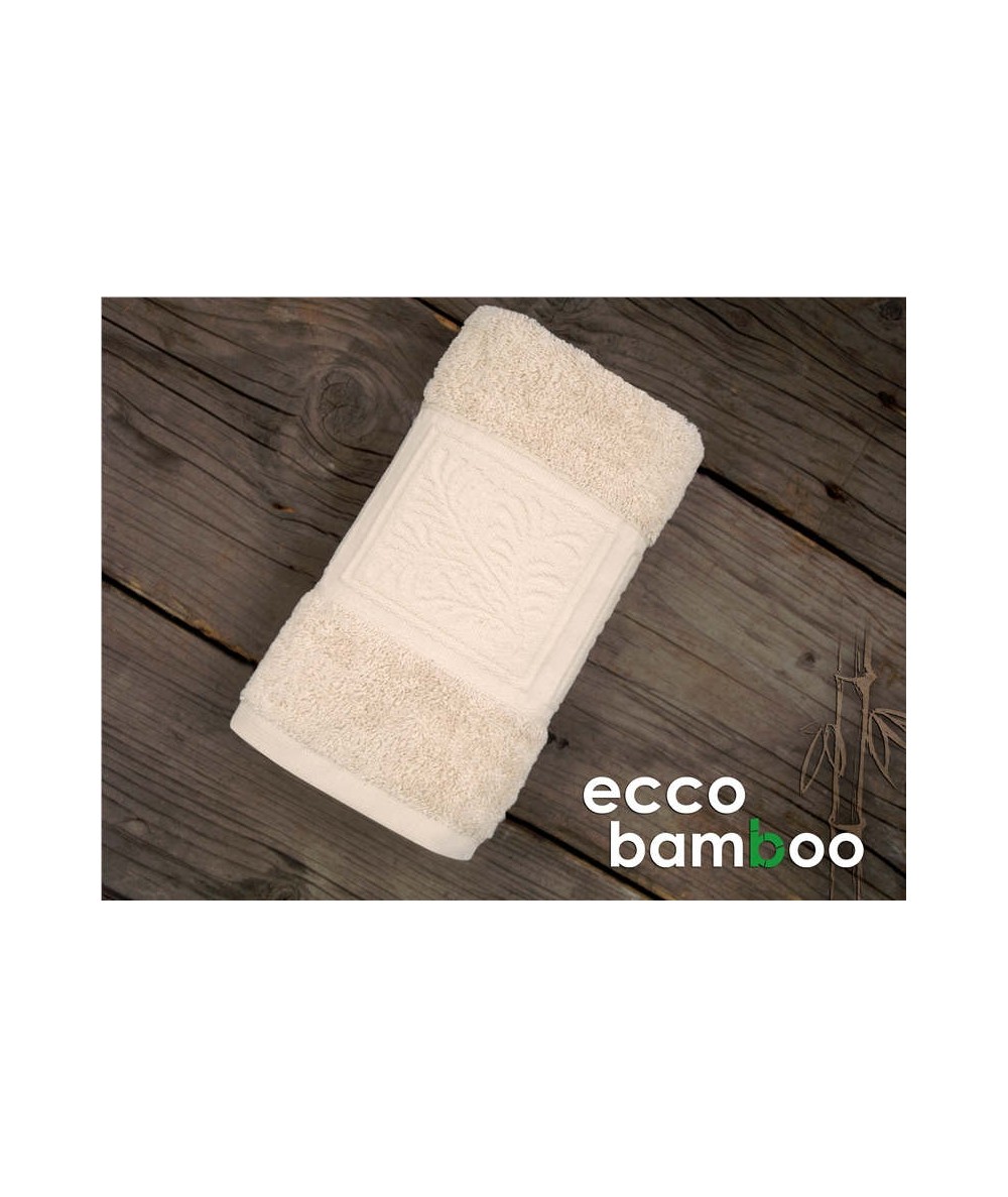 Ręcznik antybakteryjny  Ecco Bamboo bambus 70x140 Beż GRENO