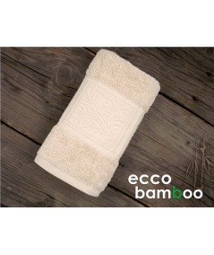 Ręcznik antybakteryjny  Ecco Bamboo bambus 70x140 Beż GRENO