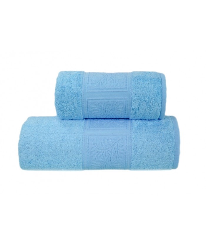 Ręcznik antybakteryjny  Ecco Bamboo bambus 70x140 Niebieski GRENO
