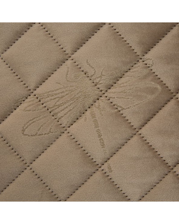 Narzuta velvet 170x210 Lori beżowa