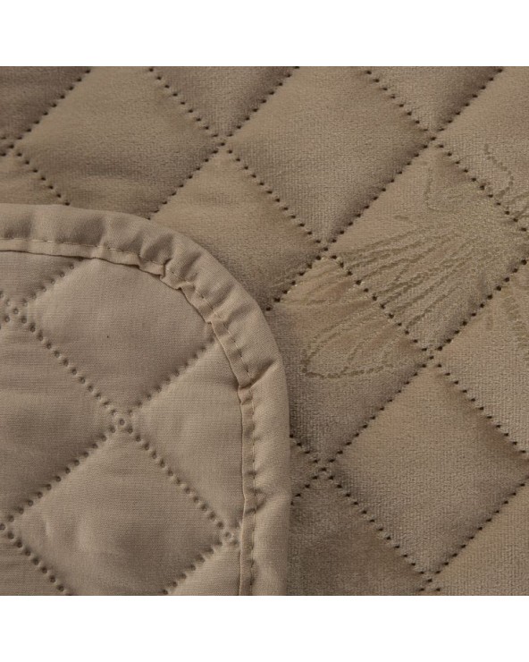 Narzuta velvet 170x210 Lori beżowa