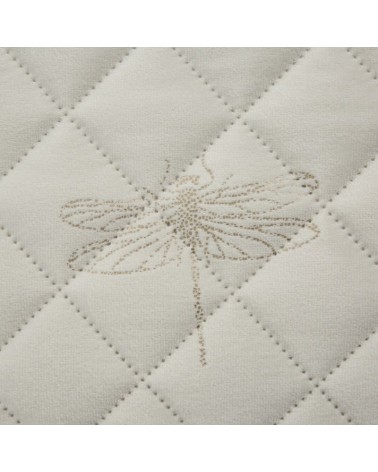 Narzuta velvet 170x210 Lori kremowa