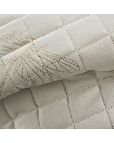 Narzuta velvet 170x210 Lori kremowa