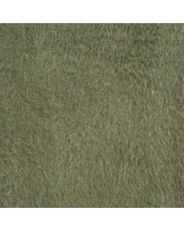 Koc bawełniany z frędzlami 150x200 oliwkowy
