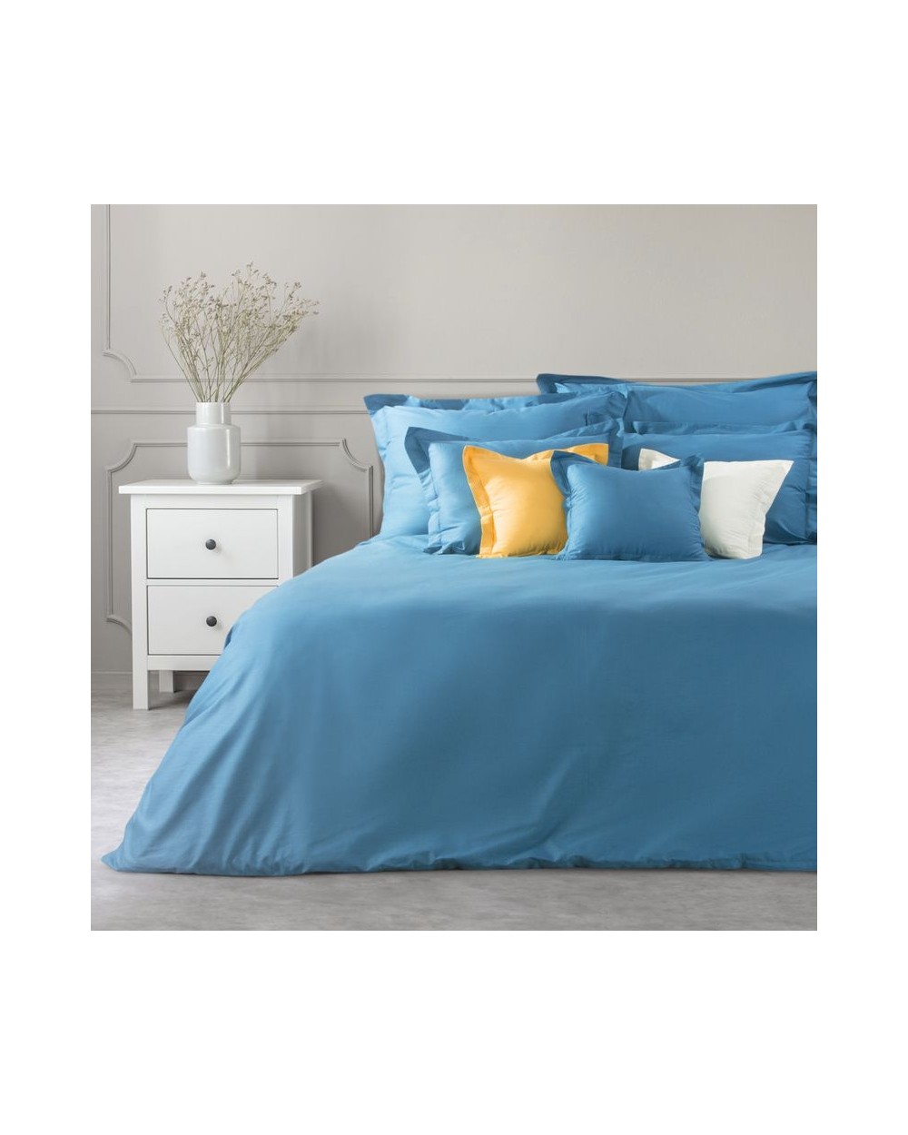 Poszwa bawełna 180x200 ciemnoniebieska