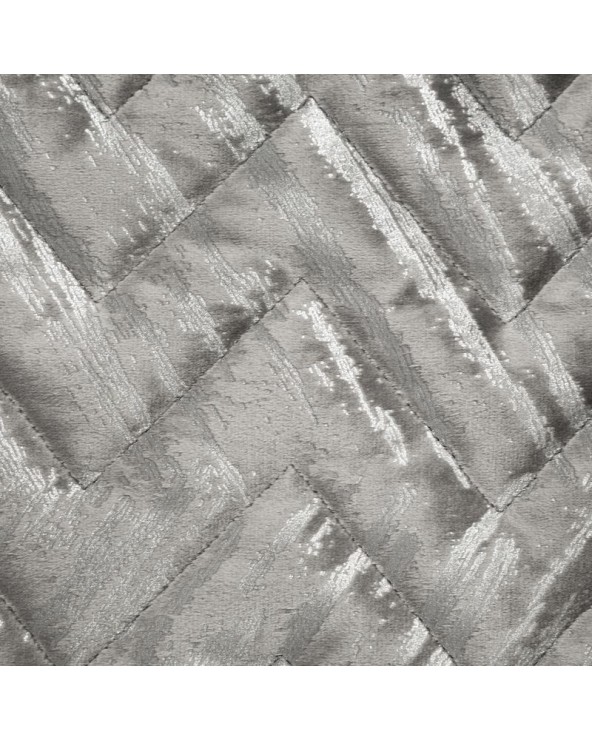 Narzuta velvet 170x210 Agata 1 srebrna