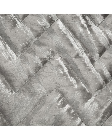 Narzuta velvet 170x210 Agata 1 srebrna