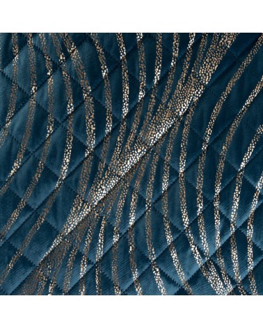 Narzuta velvet 220x240 Blanca 1 granatowa/złota