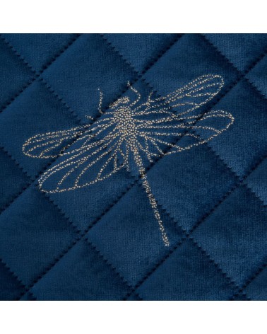 Narzuta velvet 220x240 Lori granatowa
