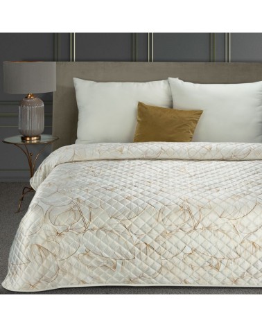 Narzuta velvet 220x240 Blanca 1 biała/złota