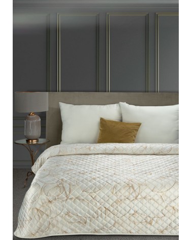 Narzuta velvet 220x240 Blanca 1 biała/złota