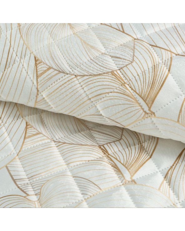 Narzuta velvet 220x240 Blanca 1 biała/złota