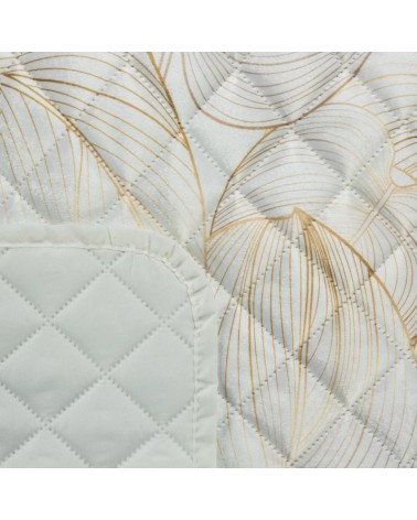 Narzuta velvet 220x240 Blanca 1 biała/złota