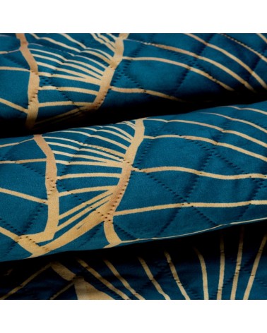 Narzuta velvet 220x240 Musa 3 granatowa/złota