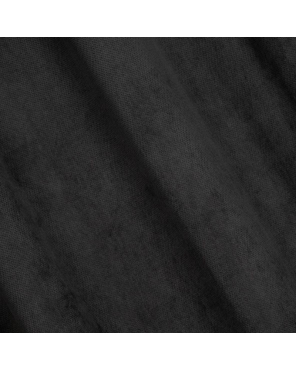 Zasłona welwetowa 140x250 Milo czarna z przelotkami